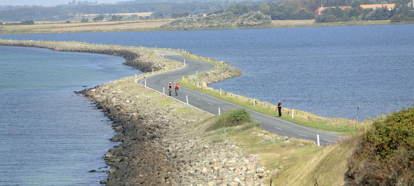 Helnæs dæmning cyklister